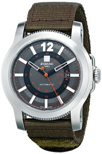 ZMX07 GREEN DIAL GRN CLOTH STRAP